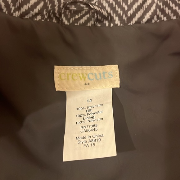 Herringbone puffer with neon trim - Picture 5 of 5